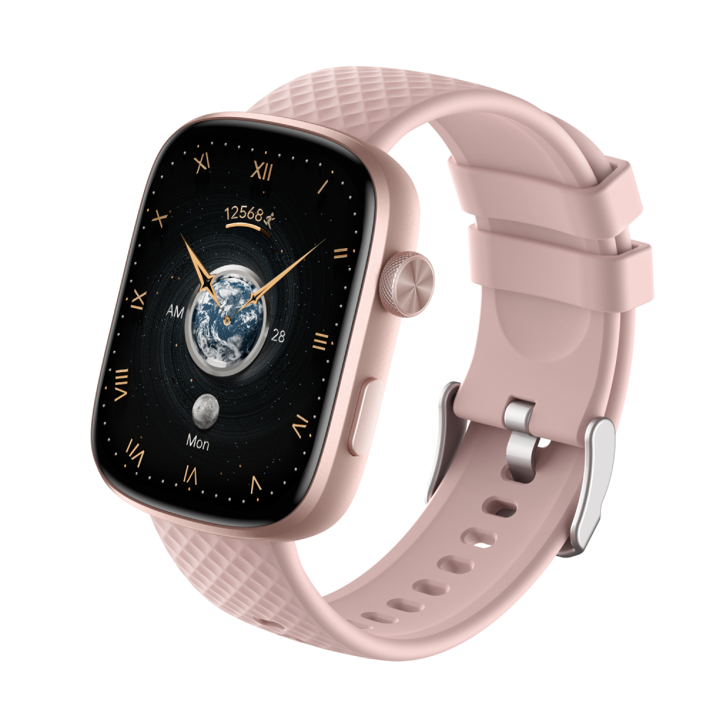 Runmefit GTS8 AMOLED Smart Watch - Blossom Pink