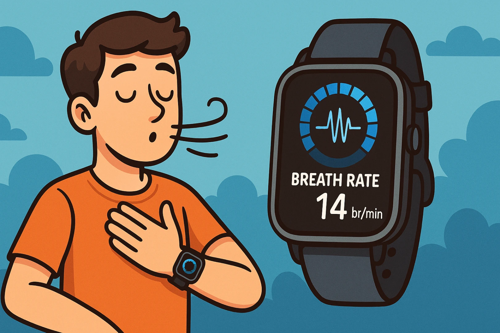 Track Your Respuratory Rate with Runmefit Watch