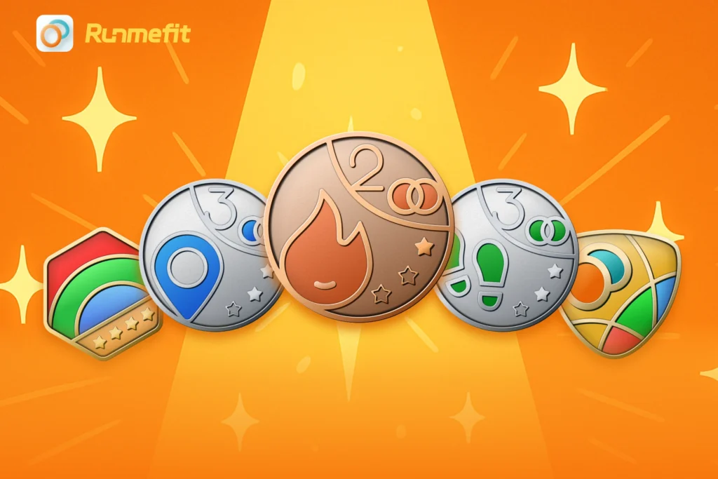 Runmefit Medals System